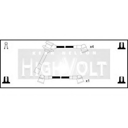 Photo Ignition Cable Kit STANDARD OEF742