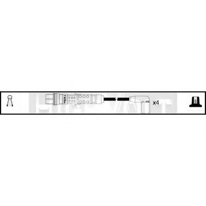 Foto Kit cavi accensione STANDARD OEF1078