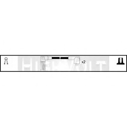 Foto Zündleitungssatz STANDARD OEF158