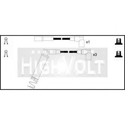 Photo Ignition Cable Kit STANDARD OEF048