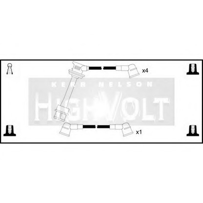 Foto Kit cavi accensione STANDARD OEF113