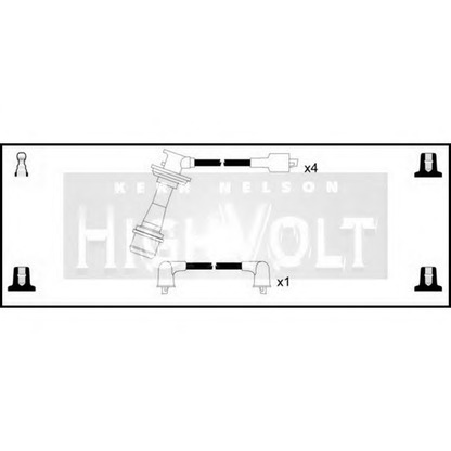 Foto Kit cavi accensione STANDARD OEF244