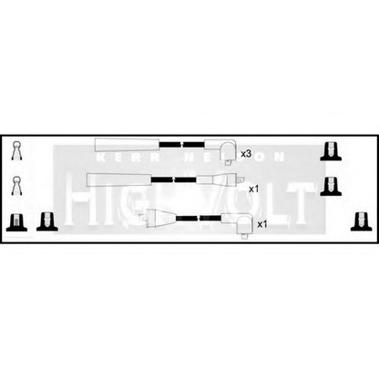 Photo Ignition Cable Kit STANDARD OEF975