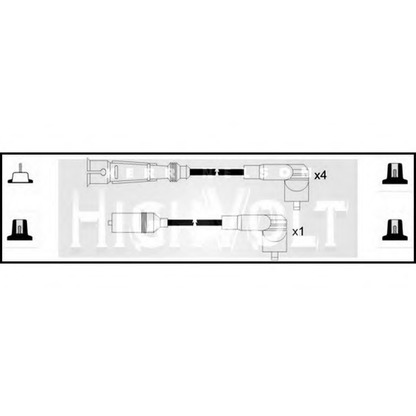 Photo Ignition Cable Kit STANDARD OEF959