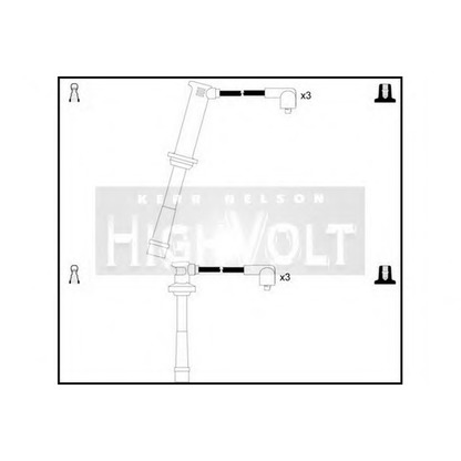 Photo Ignition Cable Kit STANDARD OEF537