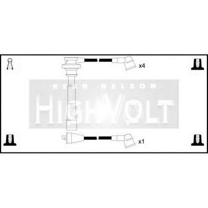 Foto Kit cavi accensione STANDARD OEF115