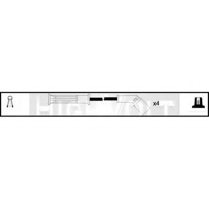 Foto Zündleitungssatz STANDARD OEF535