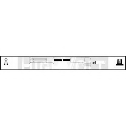 Foto Zündleitungssatz STANDARD OEF536