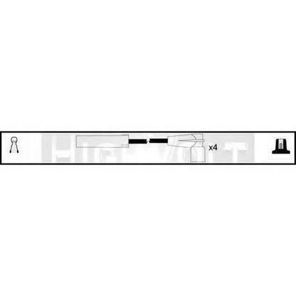 Foto Zündleitungssatz STANDARD OEF129