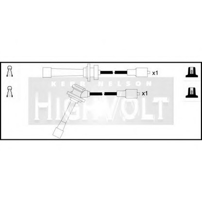 Foto Kit cavi accensione STANDARD OEF011