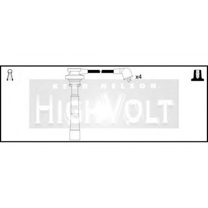 Photo Ignition Cable Kit STANDARD OEF743