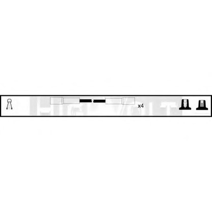 Foto Kit cavi accensione STANDARD OEF910