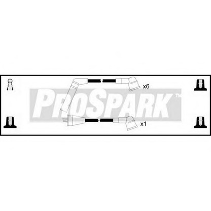 Фото Комплект проводов зажигания STANDARD OES1059