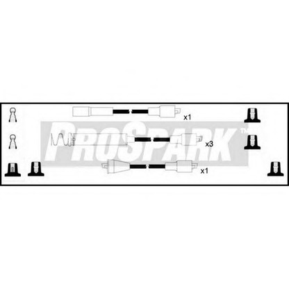 Photo Kit de câbles d'allumage STANDARD OES107