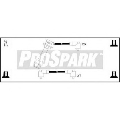 Foto Kit cavi accensione STANDARD OES1177