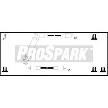 Photo Ignition Cable Kit STANDARD OES1223