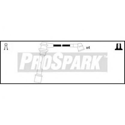 Фото Комплект проводов зажигания STANDARD OES199