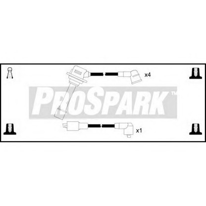 Foto Kit cavi accensione STANDARD OES213