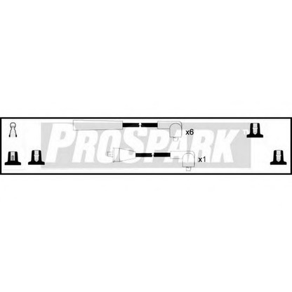 Фото Комплект проводов зажигания STANDARD OES444