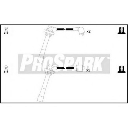 Photo Ignition Cable Kit STANDARD OES592