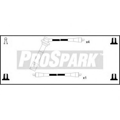 Photo Ignition Cable Kit STANDARD OES651