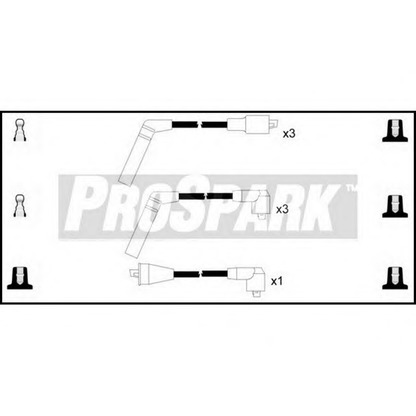 Foto Kit cavi accensione STANDARD OES691