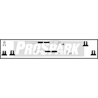 Photo Ignition Cable Kit STANDARD OES767