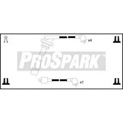 Photo Kit de câbles d'allumage STANDARD OES909