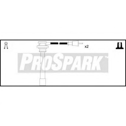 Фото Комплект проводов зажигания STANDARD OES920