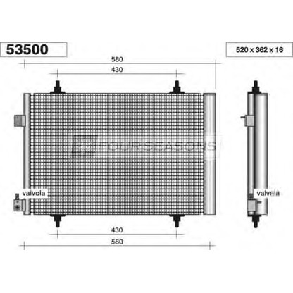 Photo Condenser, air conditioning STANDARD F453500