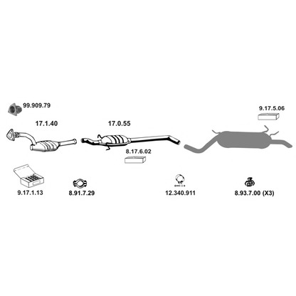 Photo Catalytic Converter EBERSPÄCHER 132312