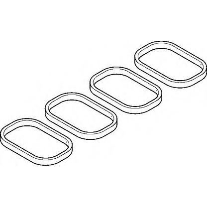 Photo Gasket Set, intake manifold ELRING 008430