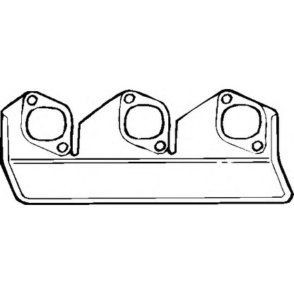 Photo Gasket, exhaust manifold ELRING 762199