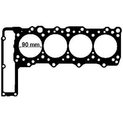 Zdjęcie Uszczelka, głowica cylindrów ELRING 832962