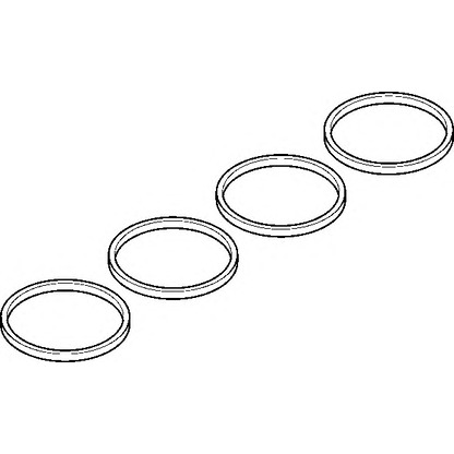 Photo Gasket Set, intake manifold ELRING 727730