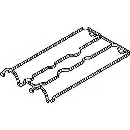 Photo Gasket, cylinder head cover ELRING 469440
