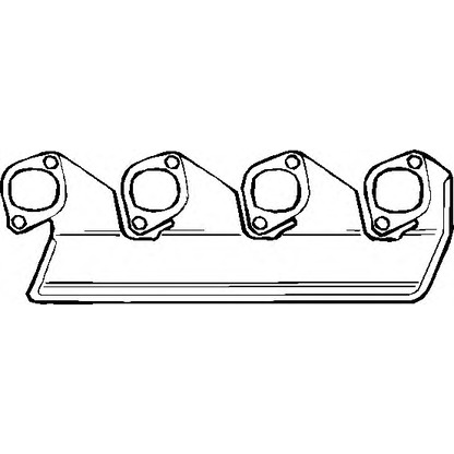 Photo Gasket, exhaust manifold ELRING 835102