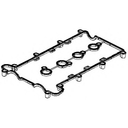 Photo Gasket, cylinder head cover ELRING 880342