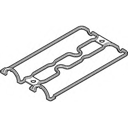 Photo Gasket, cylinder head cover ELRING 104080