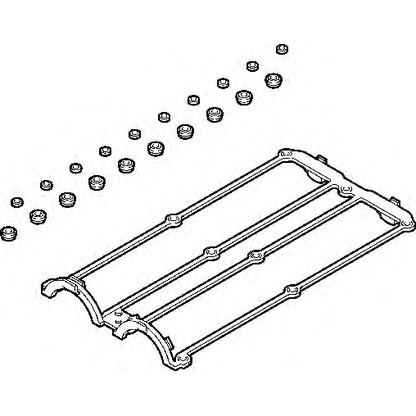 Photo Gasket, cylinder head cover ELRING 569460