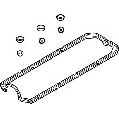 Photo Gasket, cylinder head cover ELRING 413690