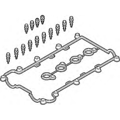Photo Gasket, cylinder head cover ELRING 428750