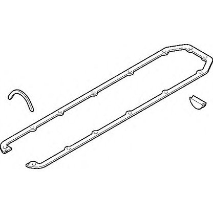 Photo Gasket Set, cylinder head cover ELRING 518638