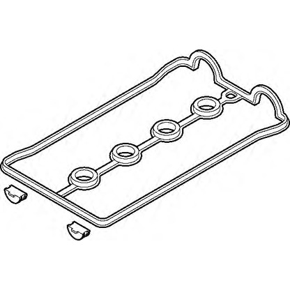 Photo Gasket, cylinder head cover ELRING 174251