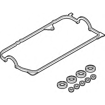 Photo Jeu de joints d'étanchéité, couvercle de culasse ELRING 389230
