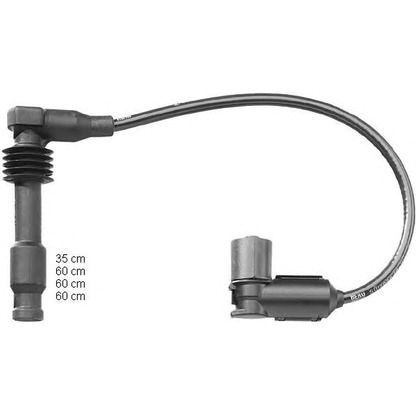 Photo Kit de câbles d'allumage BERU PRO1160