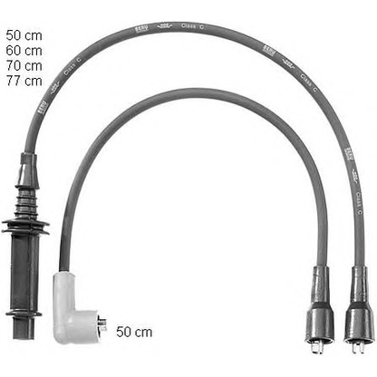 Photo Ignition Cable Kit BERU PRO763