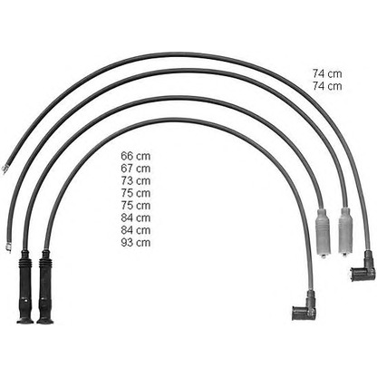 Фото Комплект проводов зажигания BERU ZEF1006