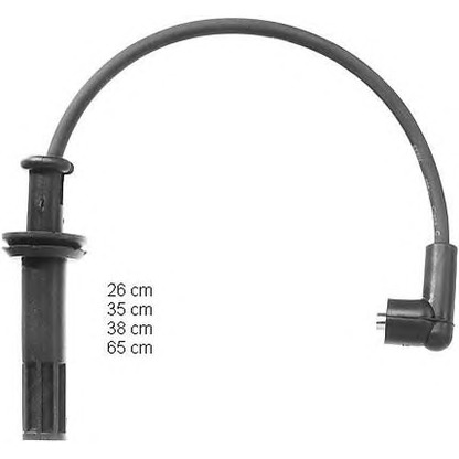 Photo Ignition Cable Kit BERU ZEF1025