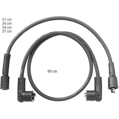 Photo Ignition Cable Kit BERU ZEF1042